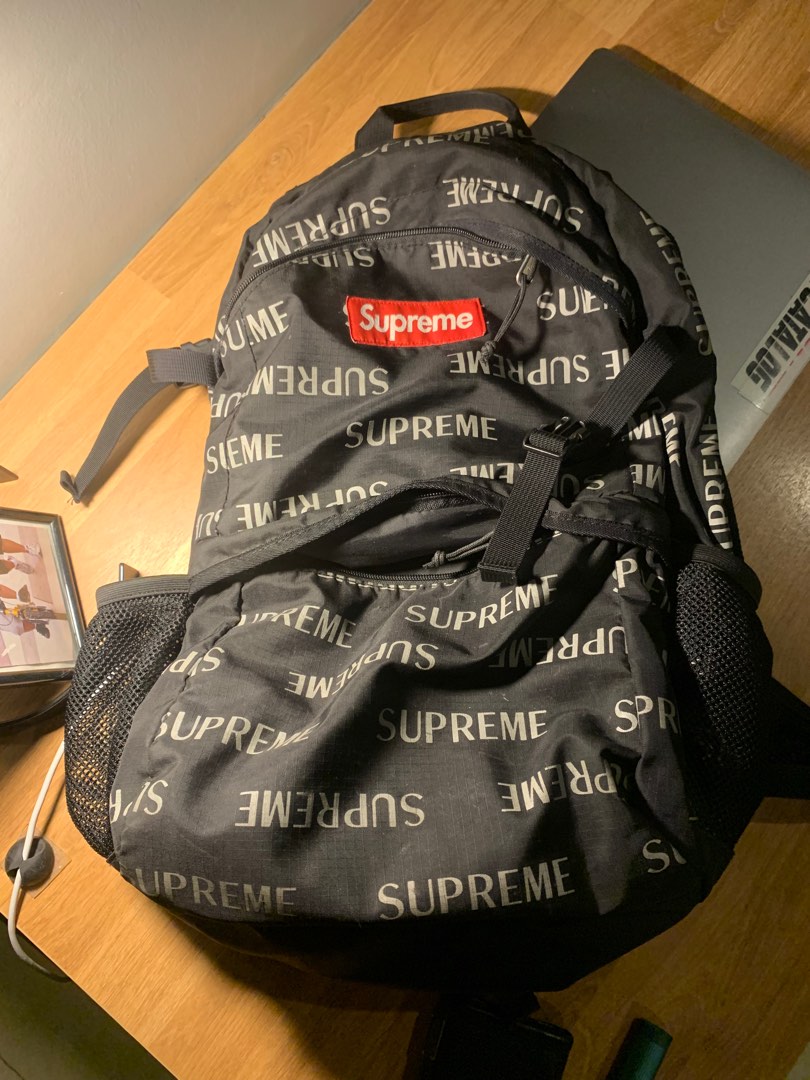 Supreme 3m store reflective backpack