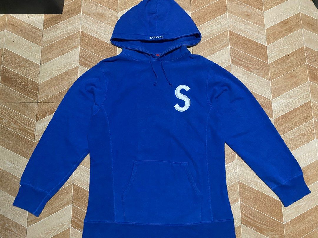 Supreme royal clearance blue hoodie