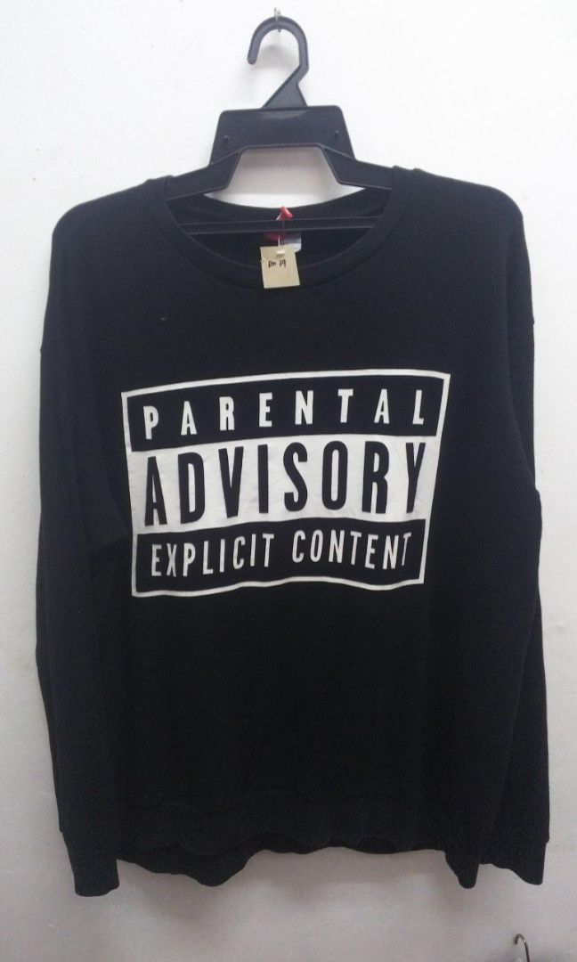 Parental advisory 2025 sweatshirt h&m