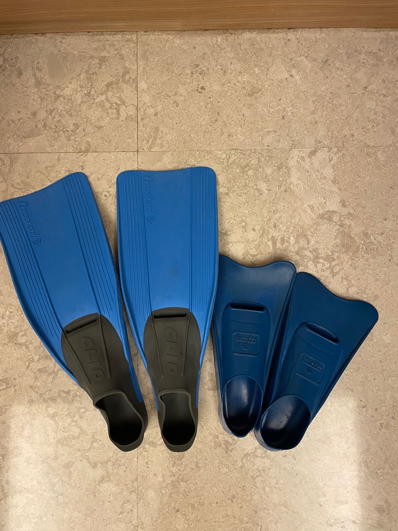 Swimming Flippers, Sports Equipment, Sports & Games, Water Sports on