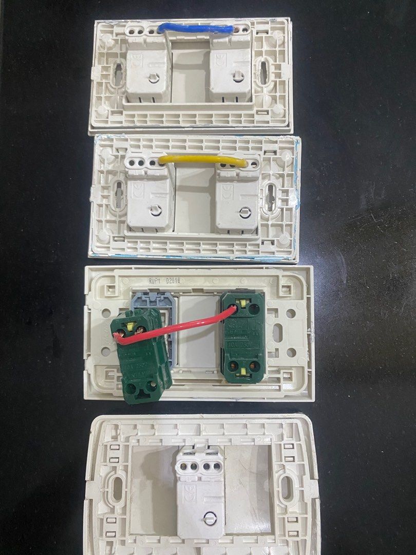 Switch Outlets (Category: Electrical, Adaptors & Sockets) located in Quezon City. Submitted by stuffamania (Listing ID 1239204322, Image 2). Description: Take all switch outlets for P200. 100%working .