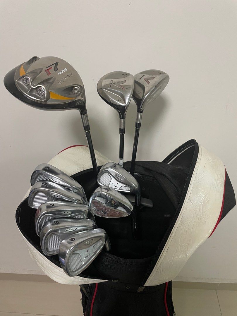 TaylorMade RAC Golf Set + Woods + Putter + Golf Bag, Sports Equipment ...