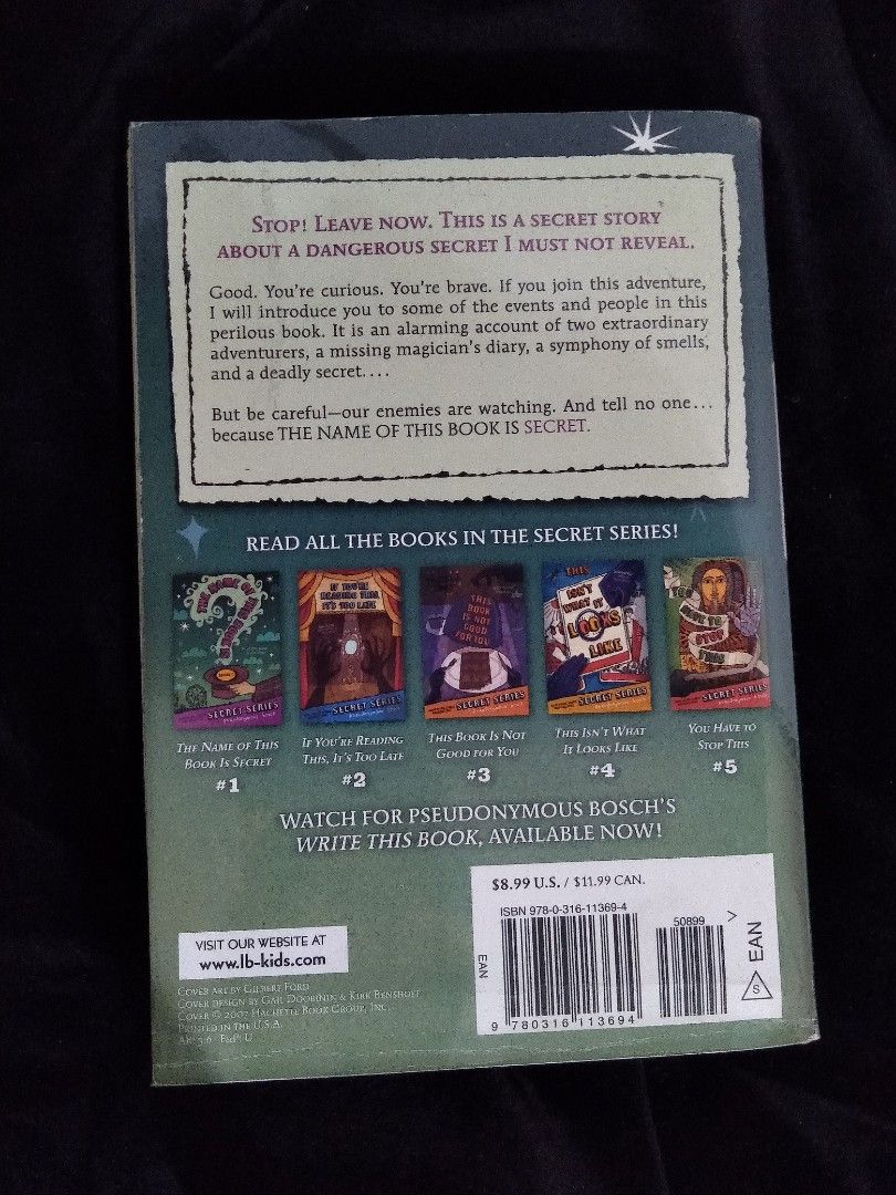 The Name Of This Book Is Secret Pre loved Book On Carousell The name of this book is secret pre loved book on carousell