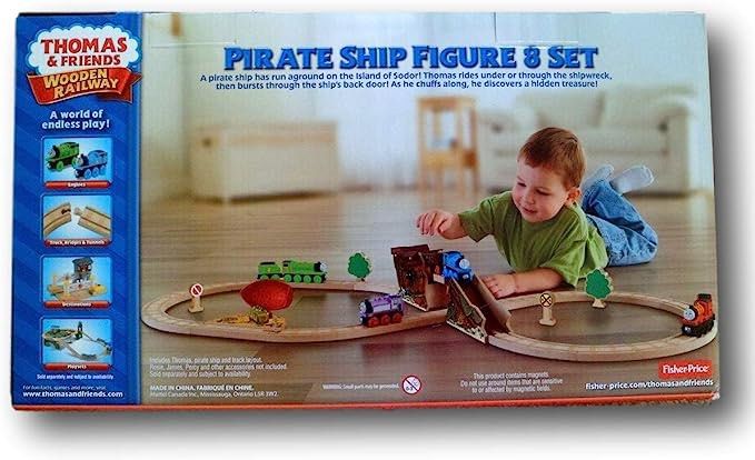Thomas wooden on sale railway pirate ship
