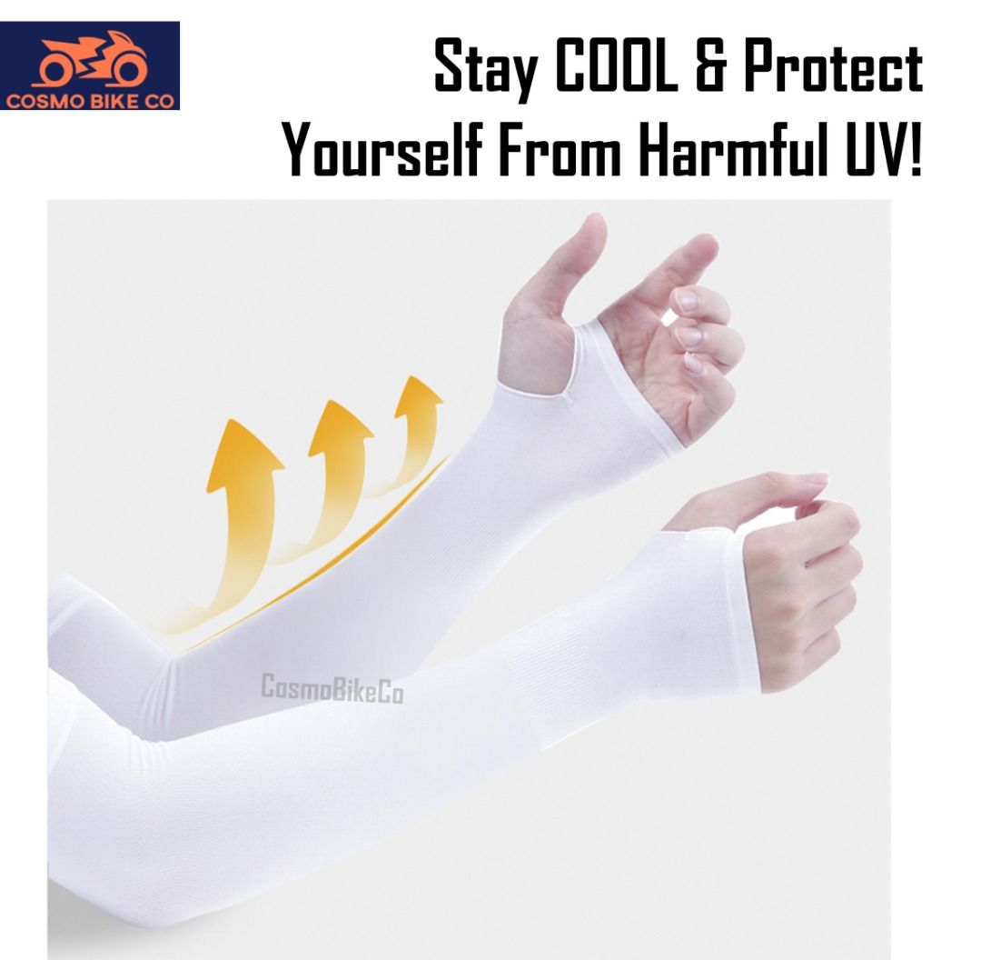 Kalenji Unisex Anti-UV Arm Sleeve Pair, Sports Equipment, Hiking & Camping  on Carousell