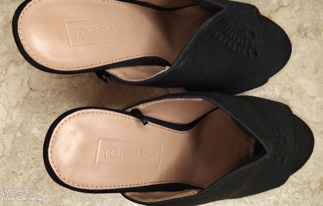 Topshop heels. S-8. 4". (Category: Heels) located in San Juan City. Submitted by manlove.co (Listing ID 1239246183, Image 3). Description: rfs: moving abroad. last price posted.