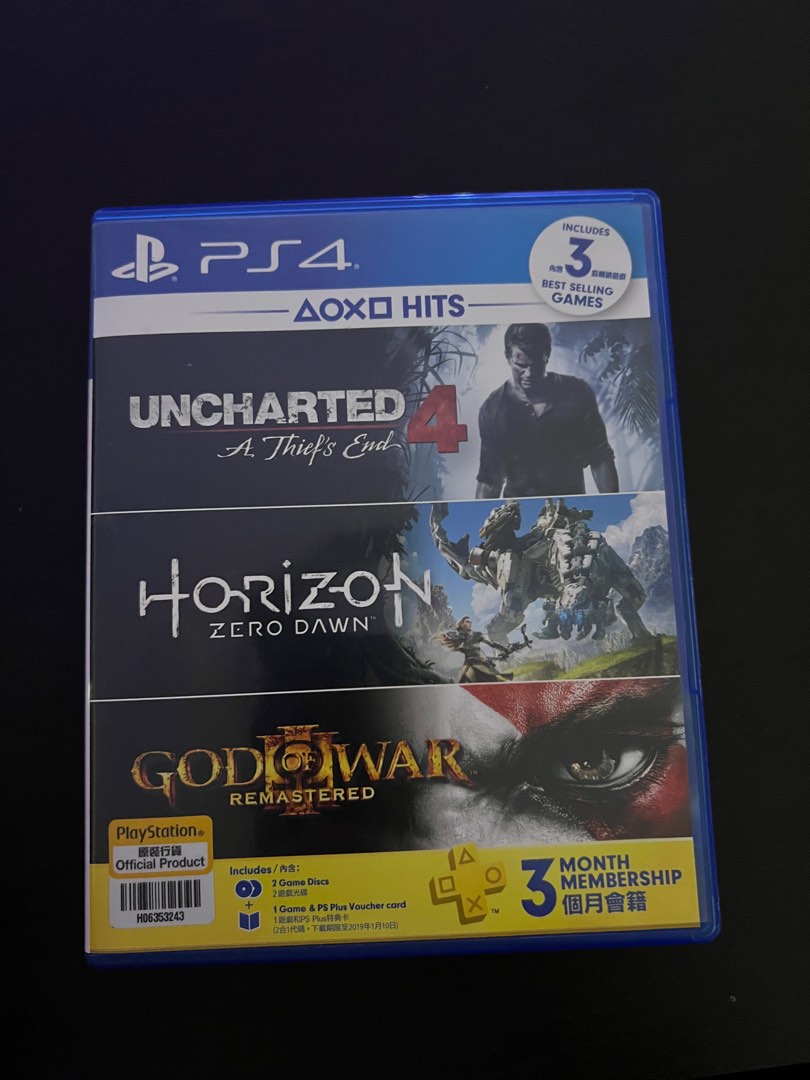 Ps4 uncharted 4 god of outlet war horizon zero dawn