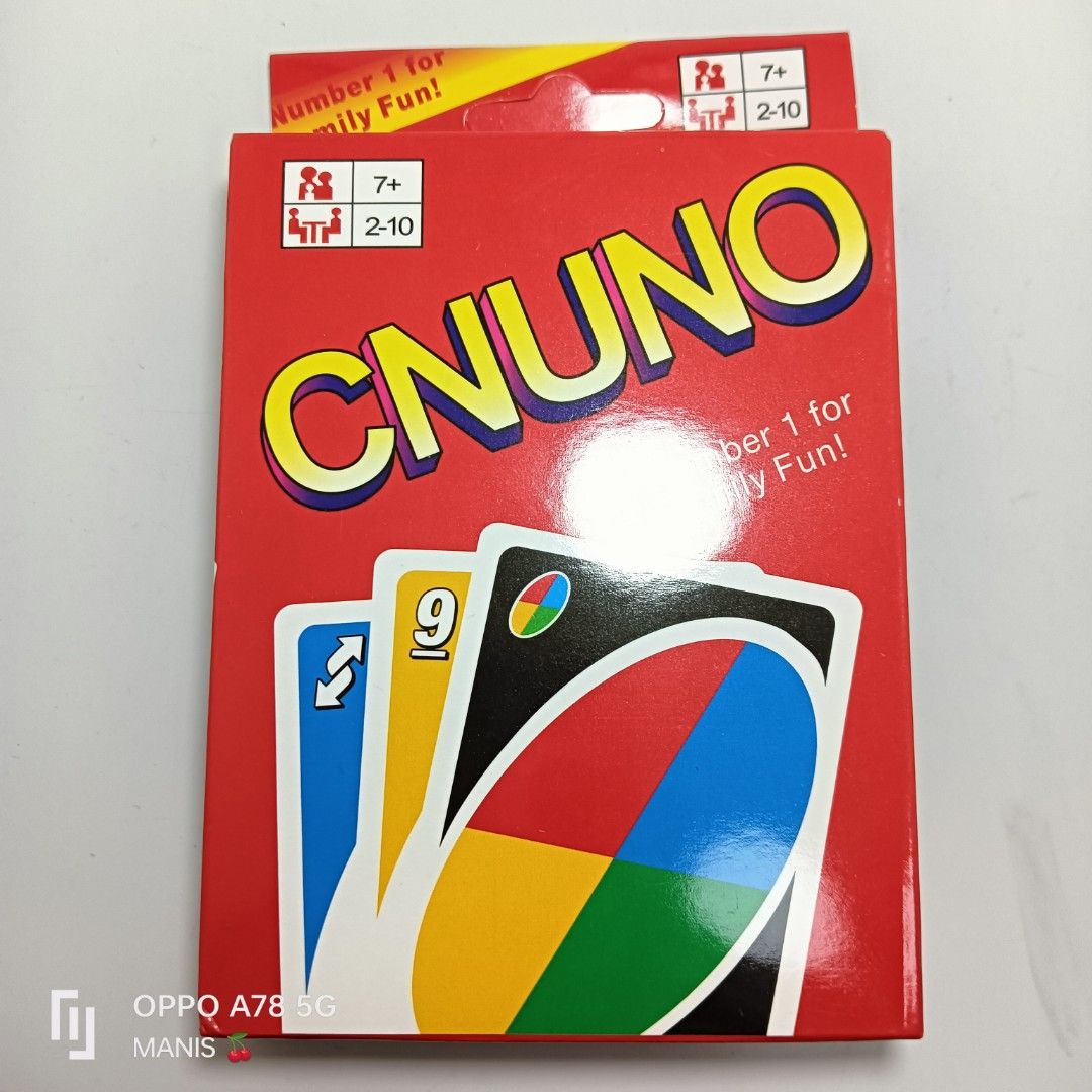 UNO CNUNO Card Games / Permainan Kad Mini, Hobbies & Toys, Toys & Games on  Carousell