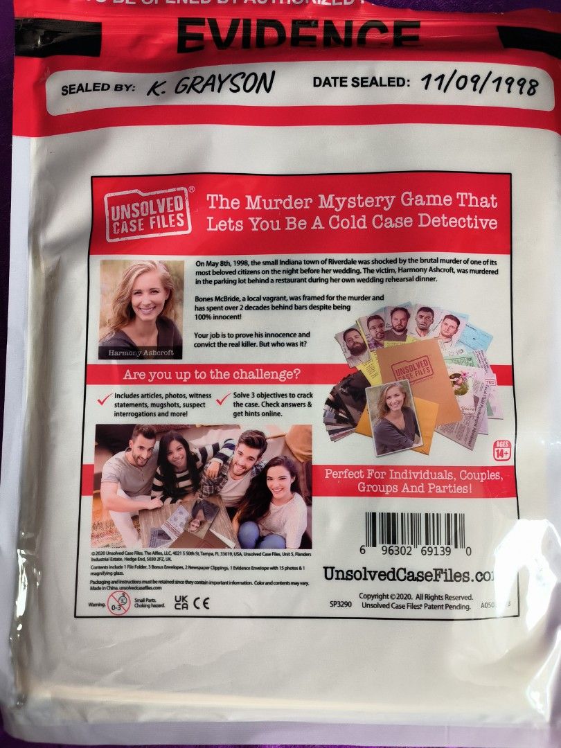 Unsolved Case Files Harmony Ashcroft, Hobbies & Toys, Toys & Games on