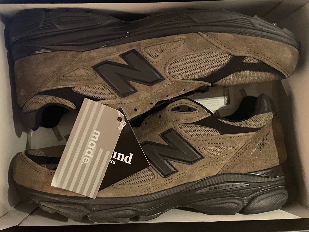 [US 12] New Balance 990v3 JJJJound Black Brown M990JJ3 M990 990JJ3