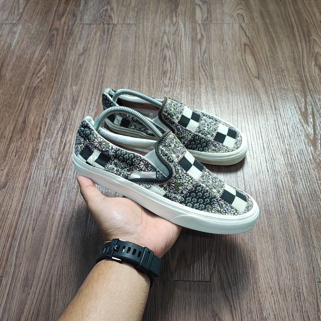 Vans Classic Slip On Floral Men s Fashion Footwear Sneakers on