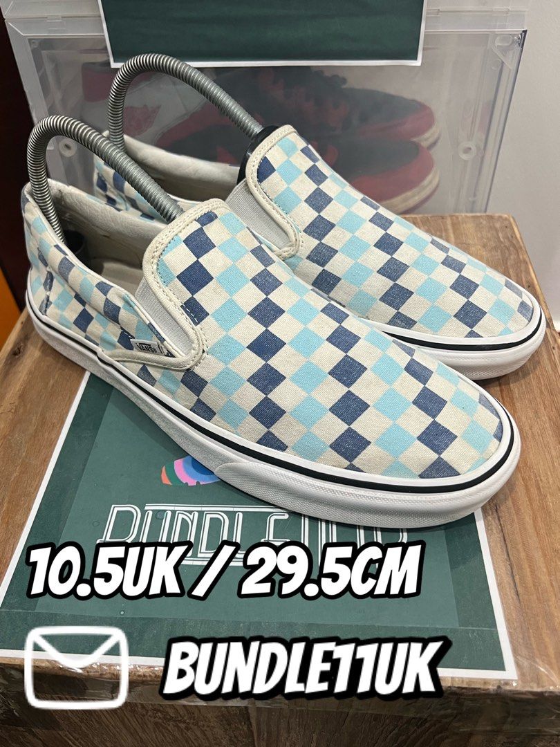 Blue topaz slip on vans hotsell