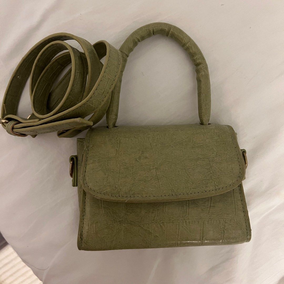 JW PEI Mini Flap Crossbody Bag - Sage Green Croc, Women's Fashion, Bags &  Wallets, Cross-body Bags on Carousell