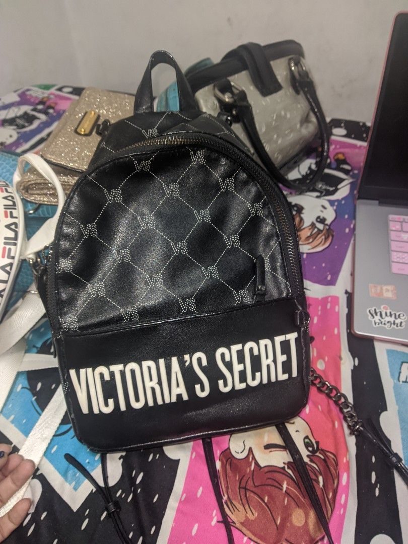 Victoria's Secret BLACK Small City Backpack NWT