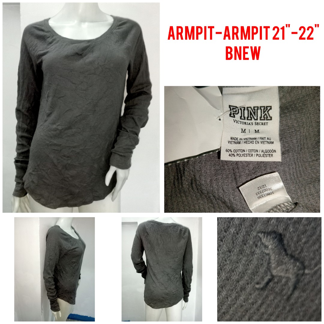 Victoria's Secret Gray Tops, Women's Fashion, Tops, Shirts on Carousell
