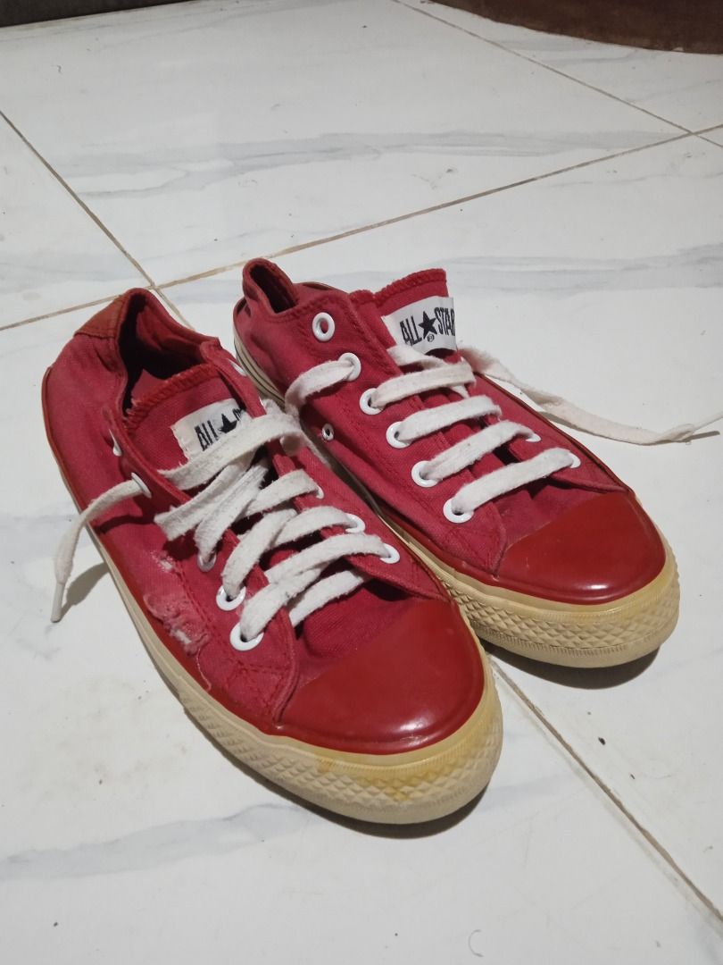Vintage Made in USA Converse All star low color red size 41eur