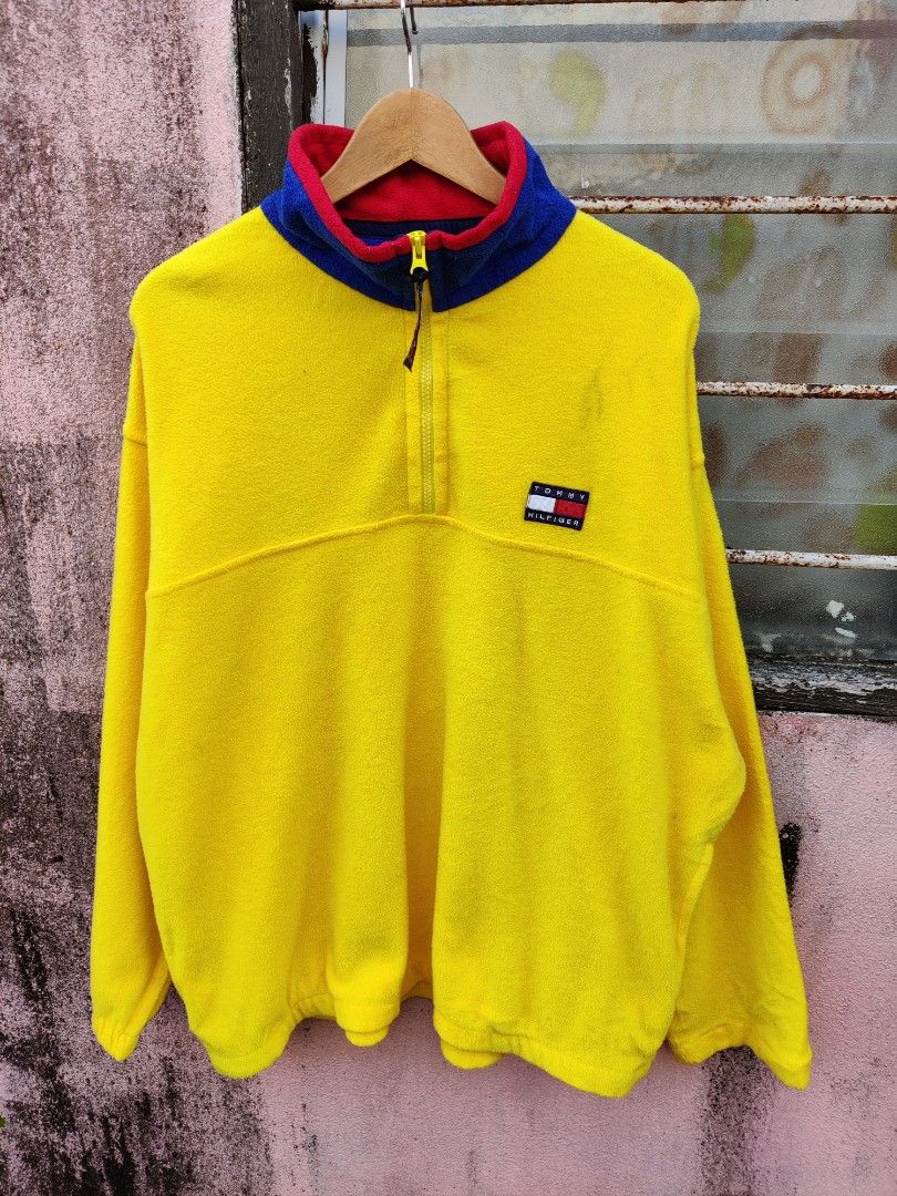 Vintage tommy hilfiger fleece jacket shop