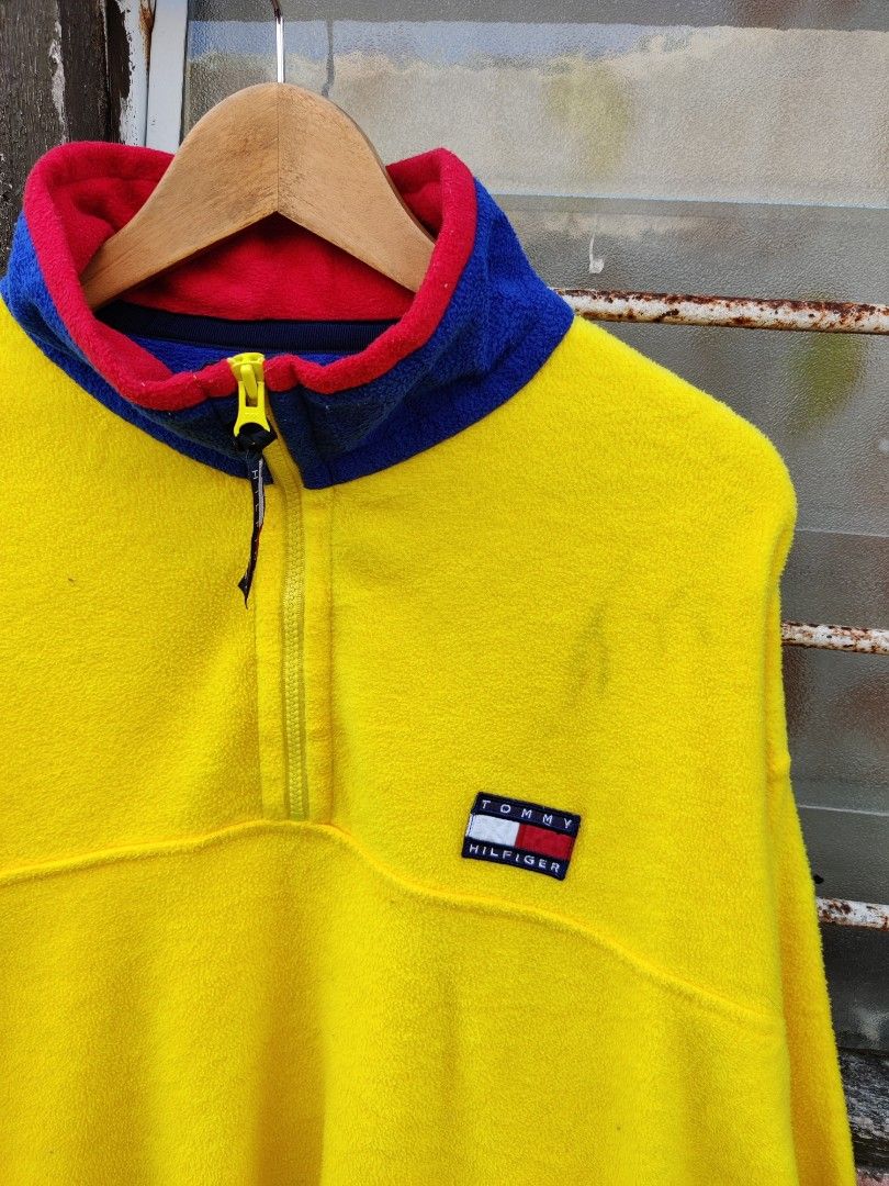 Tommy hilfiger fleece yellow best sale