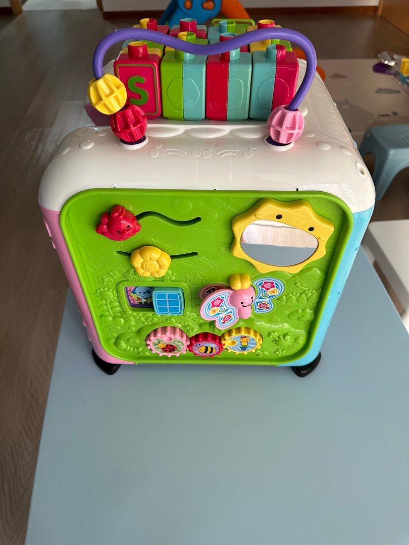 Vtech alphabet activity cube pink hot sale