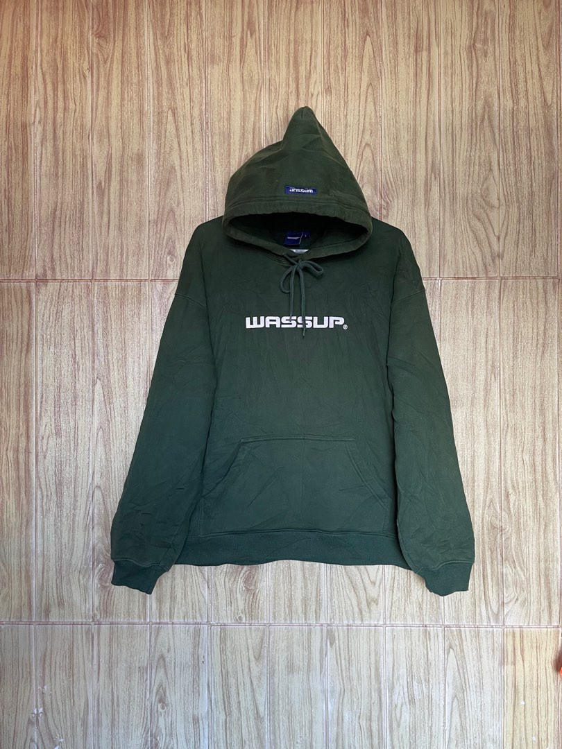 Wassup Mint Green Hoodie on Carousell