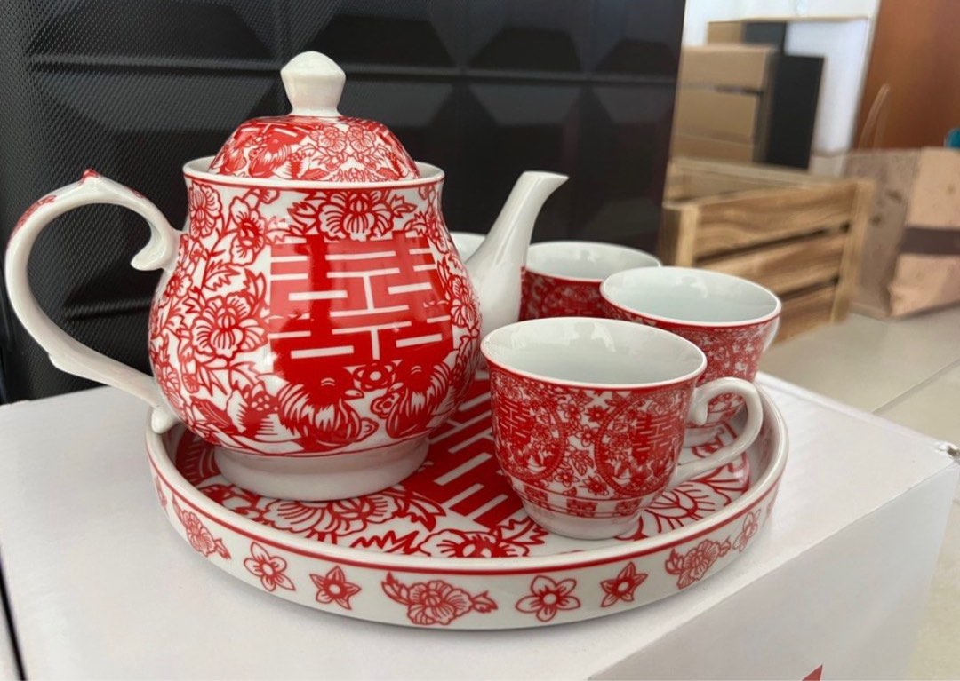 Wedding tea ceremony set, Furniture & Home Living, Kitchenware