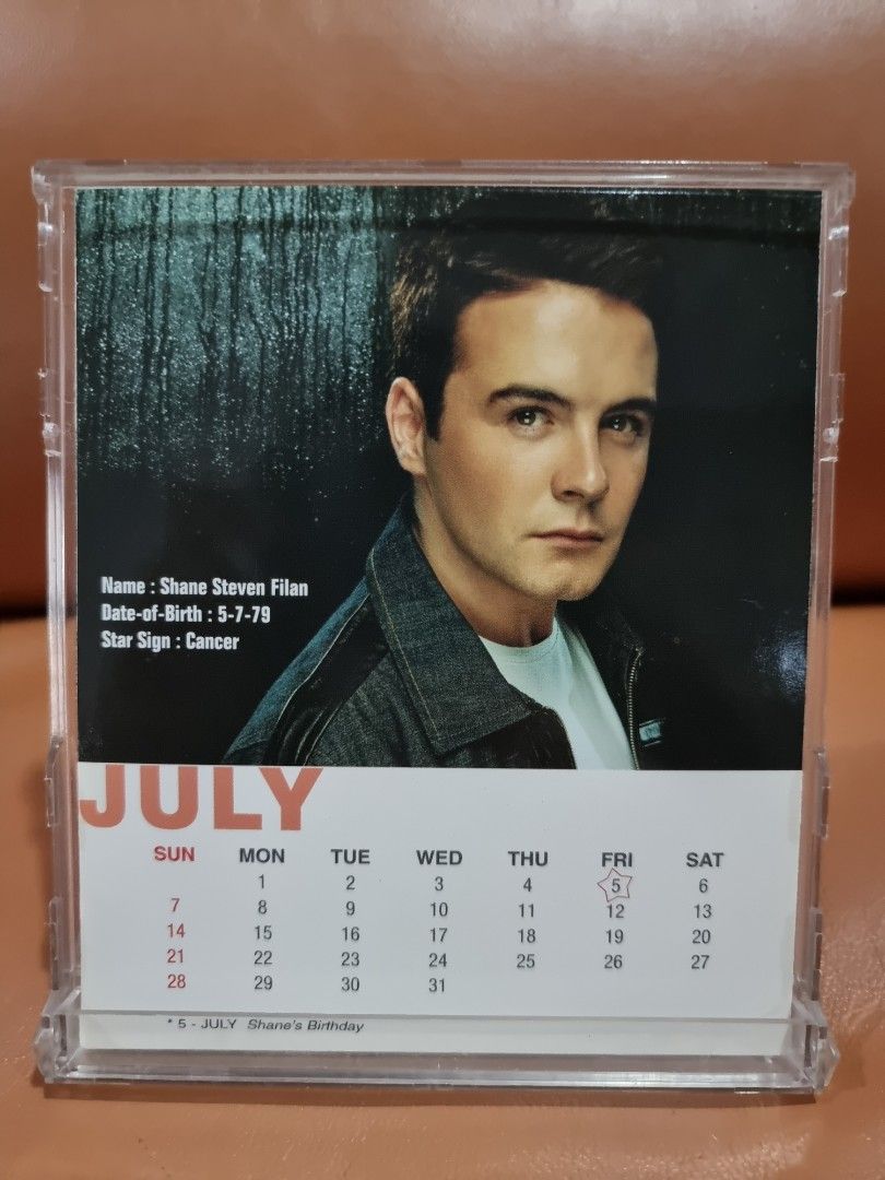 westlife-2002-calendar-fan-merchandise-hobbies-toys-collectibles