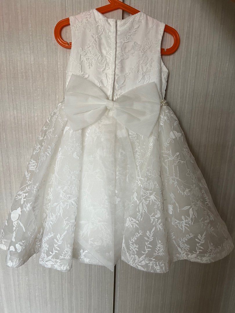 White Dress Babies Kids Babies Kids Fashion on Carousell