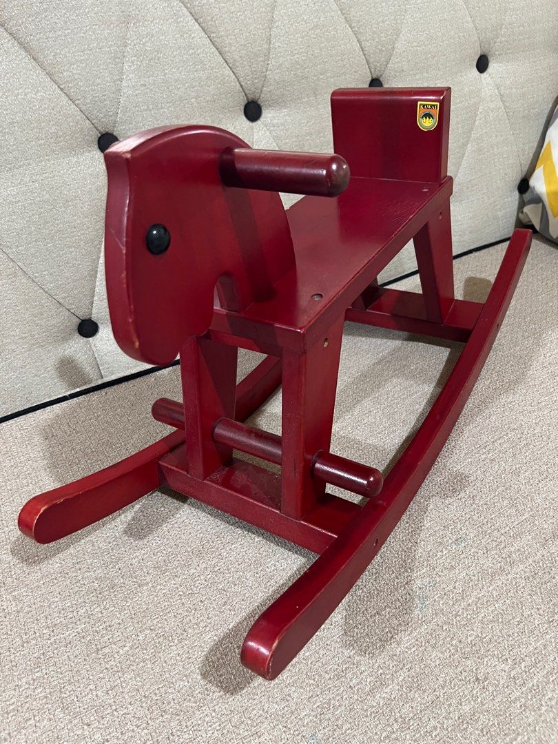 Wooden Rocking Horse for kids on Carousell