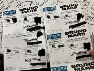WTS Bruno mars 6/24 ticket concert trade in venue Philippine Arena