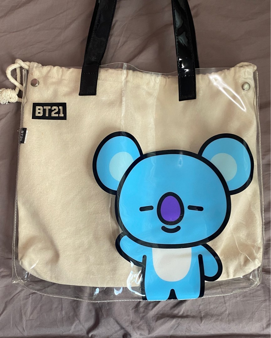 Bt21 pvc tote 2025 bag