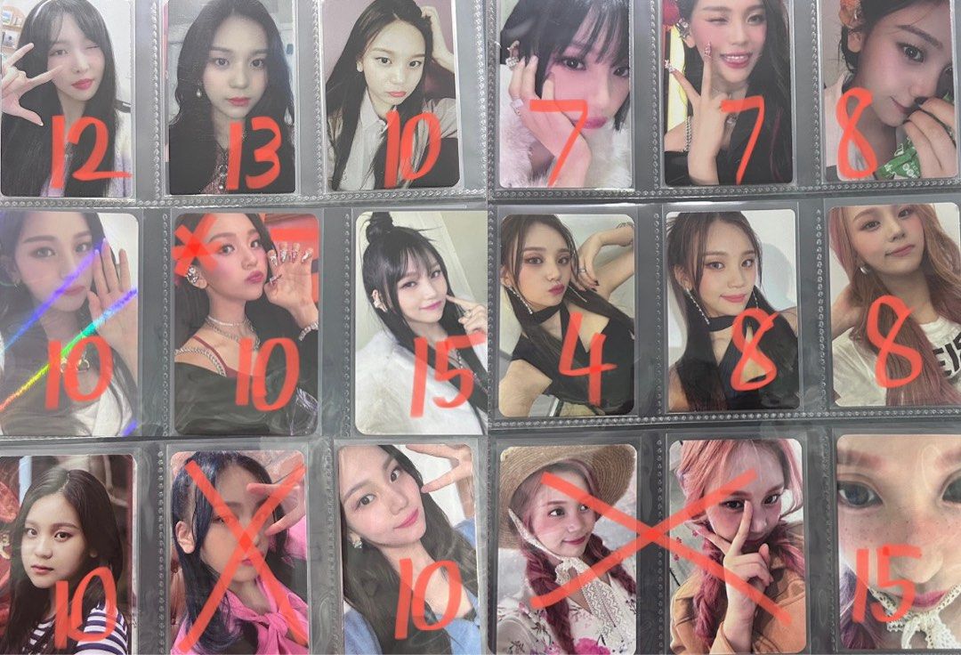 WTS GFRIEND VIVIZ Photocard Sowon Yerin Eunha Yuju Sinb Umji Hobbies