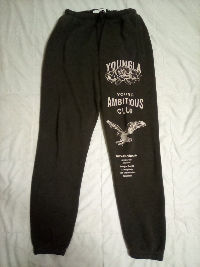 YoungLA Brown Immortal Jogger, Men's Fashion, Bottoms, Joggers on Carousell