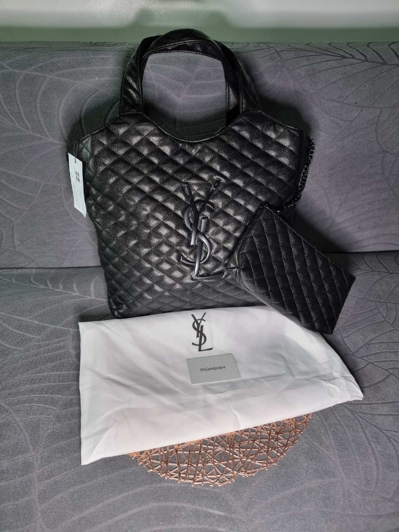 YSL Icare White, Luxury, Bags & Wallets on Carousell