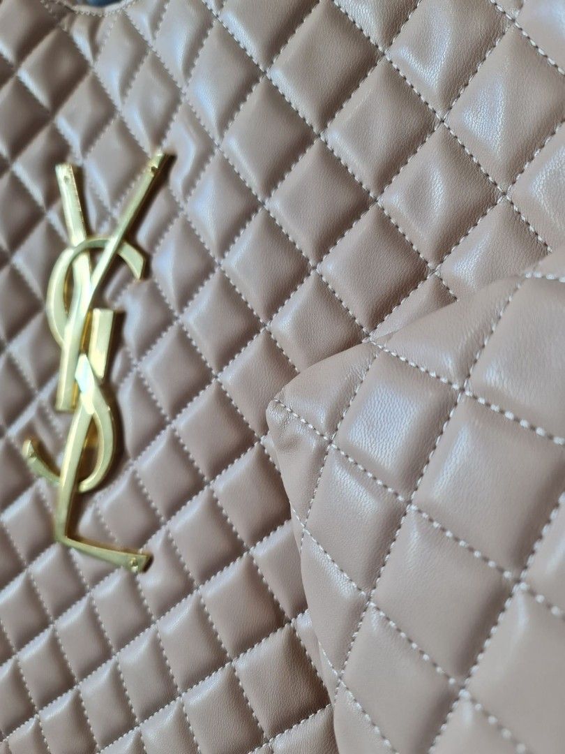 YSL THE ICARE MAXI SHOPPING BAG (Beige), Luxury, Bags & Wallets on Carousell