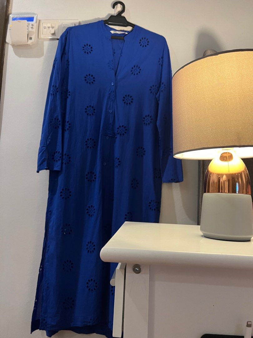 Zara blue dress 2019 online