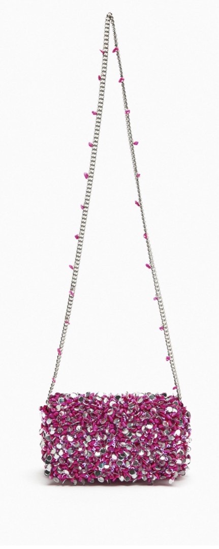 Zara sequin bag sales