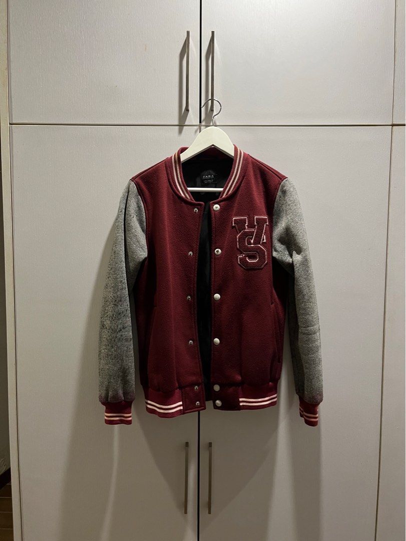 Zara Varsity Jacket, Men's Fashion, Coats, Jackets and Outerwear on