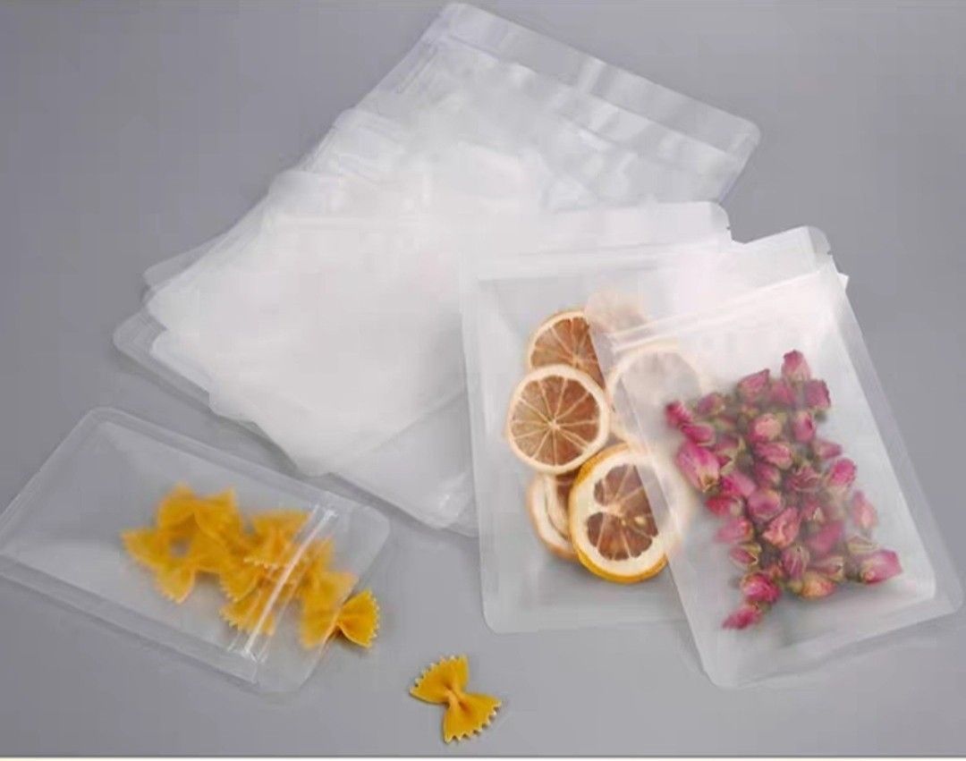 Ziplock Frosted Matte Cookie Bag Resealable Food Packaging Berkat Event