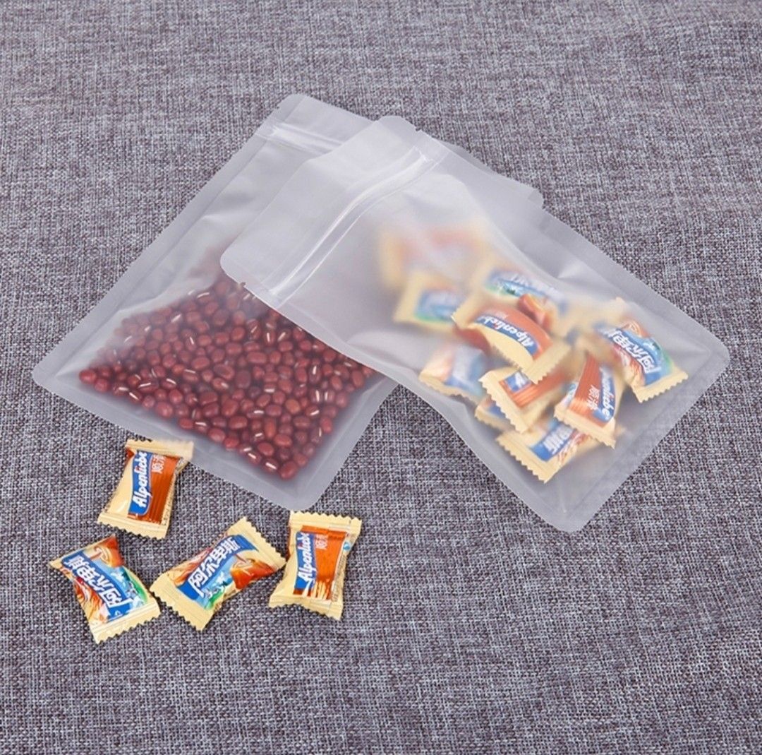 Ziplock Frosted Matte Cookie Bag Resealable Food Packaging Berkat Event