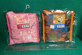 (Both for $138, available separately) Collectible Items - Brand New Out-of-Print SANRIO (2009) Minna No Tabo and My Melody Eco Bag (Total of 2 Bags) (Both for $138, check item description for individual purchase)64240106187394110