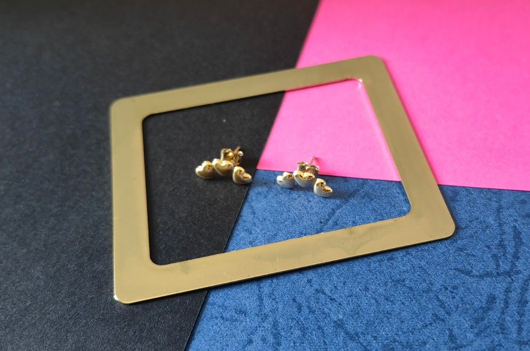 Real heart earrings shop