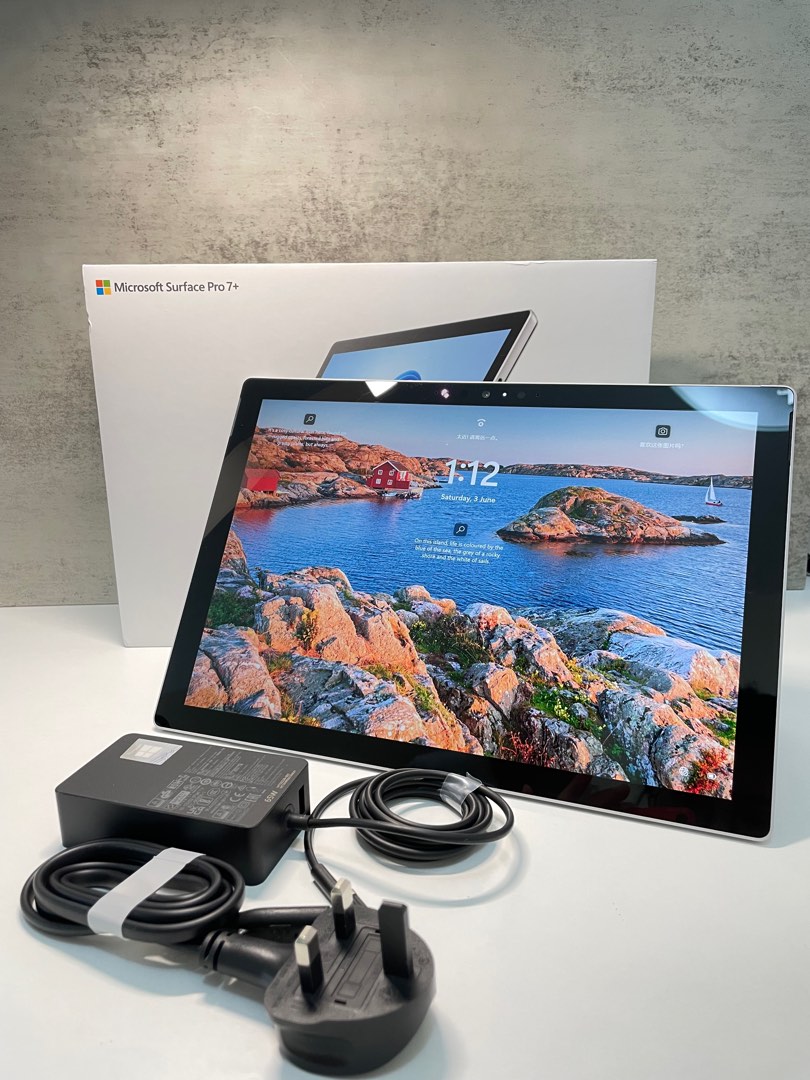 2022 Microsoft Surface Pro 7+ Win 11 Pro i5 8GB RAM 128GB SSD