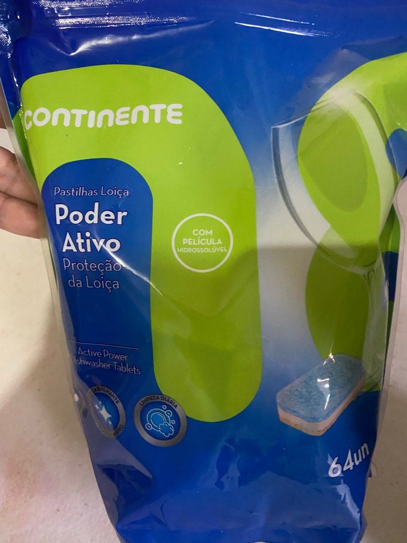 2 packs Continente Dishwasher Detergent/Tablets/Pods 64 pcs each (same