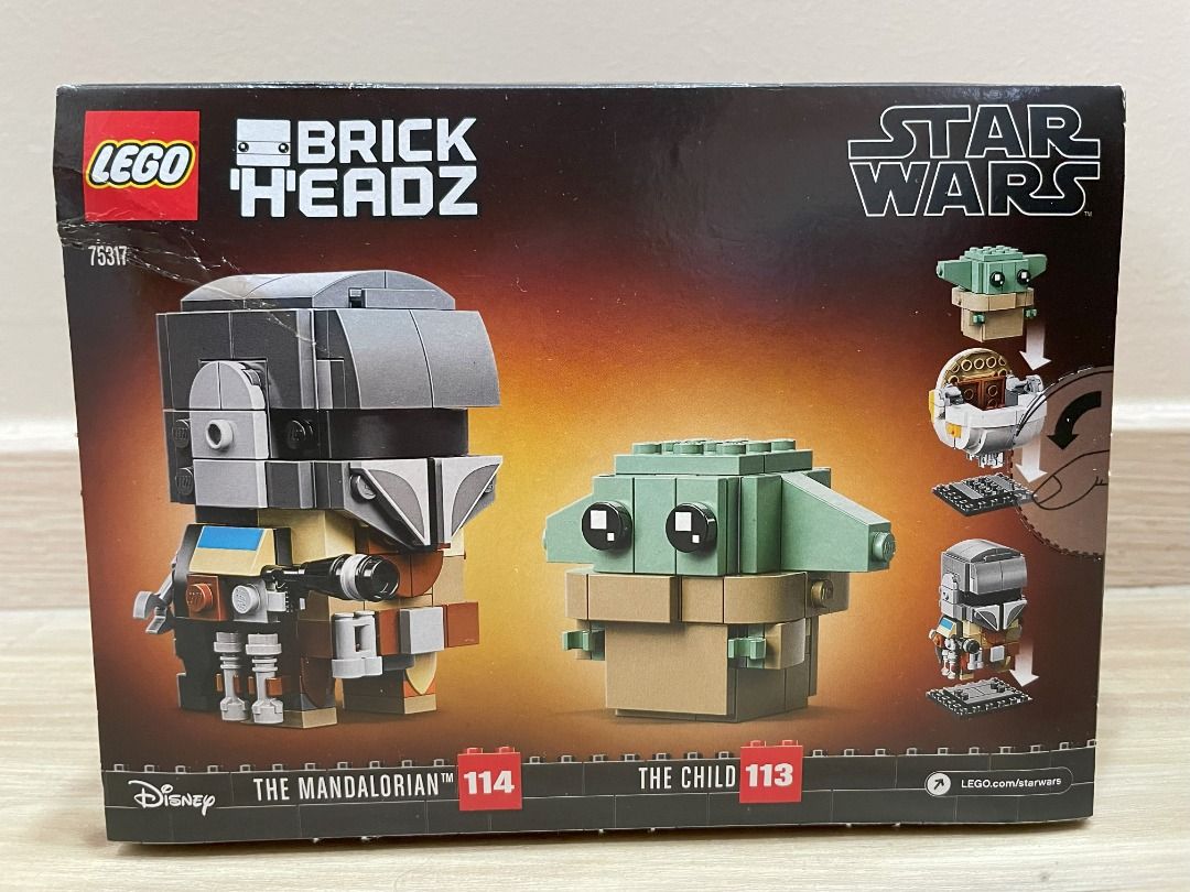 Mandalorian Walmart The Child Lego 75317 LEGO Star Wars BrickHeadz