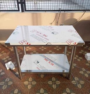 80x60x80cm Preparation table stainless Steel