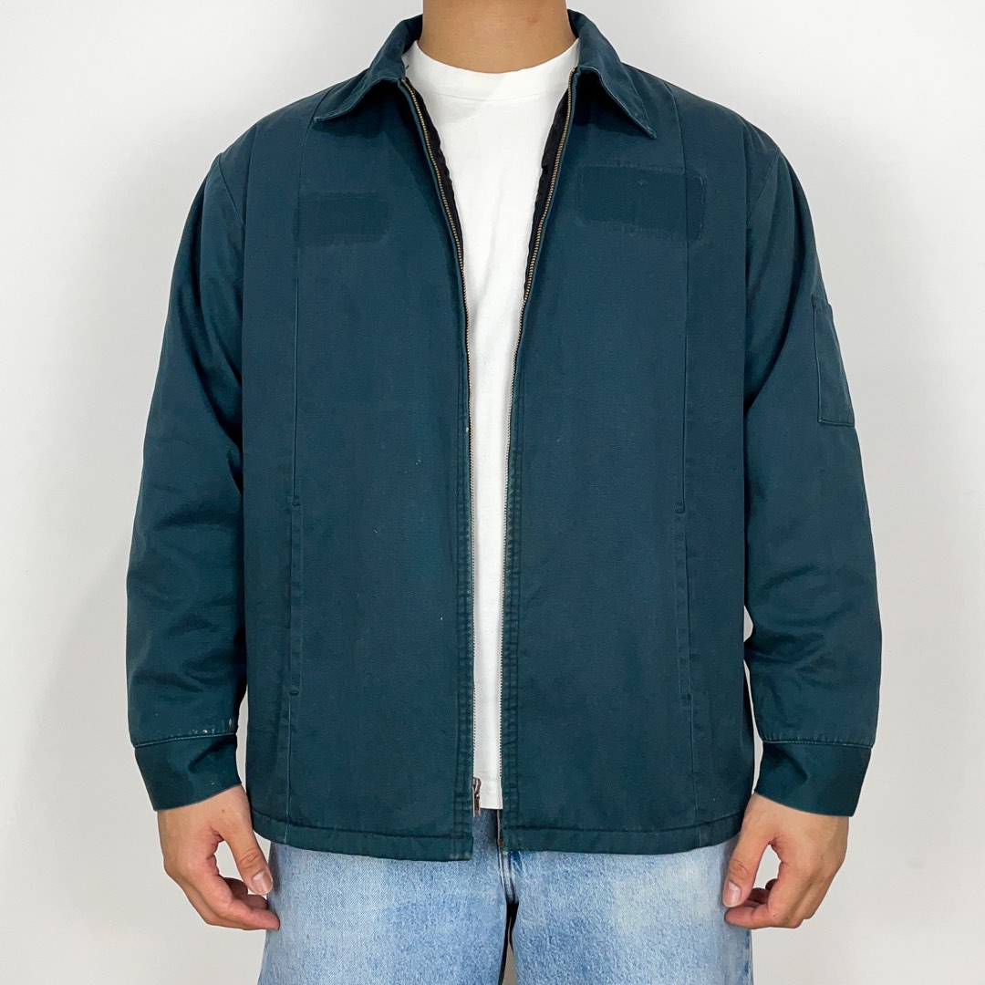 90s Aramark Quilted-lined Work Jacket, Men's Fashion, Coats, Jackets ...