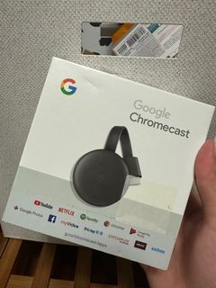 台灣公司貨 現貨 二手 Google Chromecast 3代 WiFi 黑 智慧電視棒 無線投屏