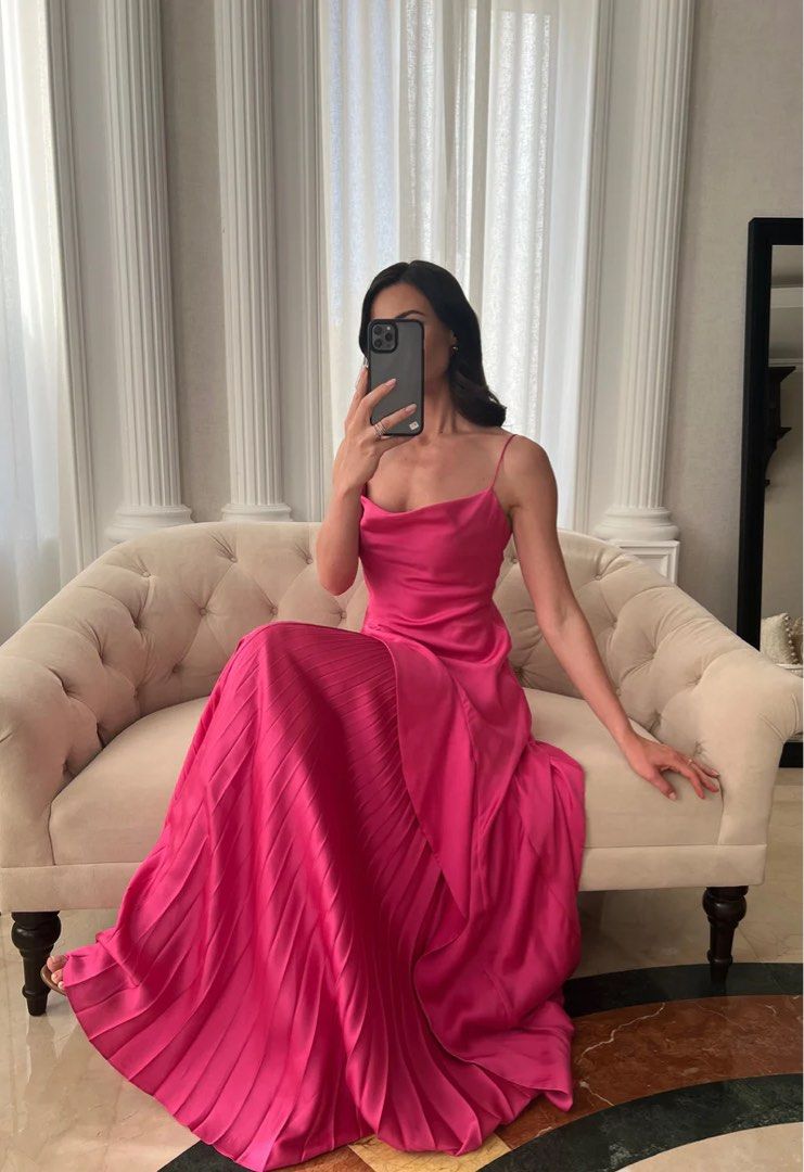 Acler pink dress best sale