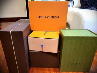 💯 Authentic Original LV box / Gucci, Luxury, Accessories on Carousell