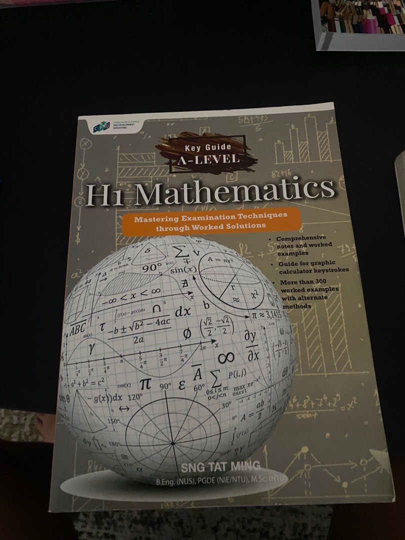 H1 Math Notes A Levels H1 Mathematics Guide, Hobbies & Toys, Books & Magazines ...